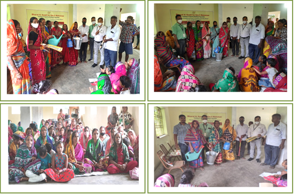 Agricultural inputs to women SC farmers Image of Agricultural inputs to women SC farmers