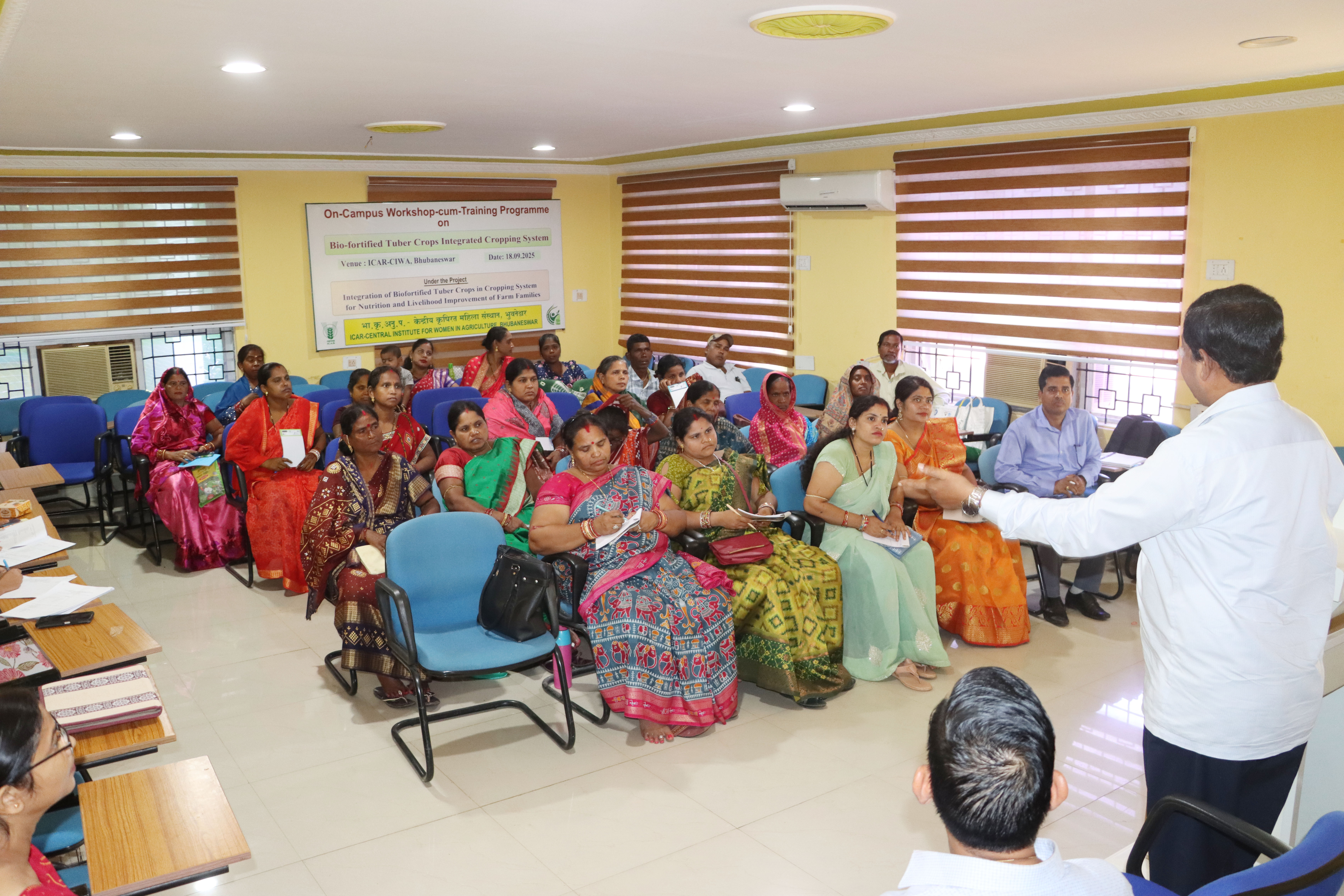 Image of Workshop on Bio-fortified Tuber Crops Integrated Cropping System
