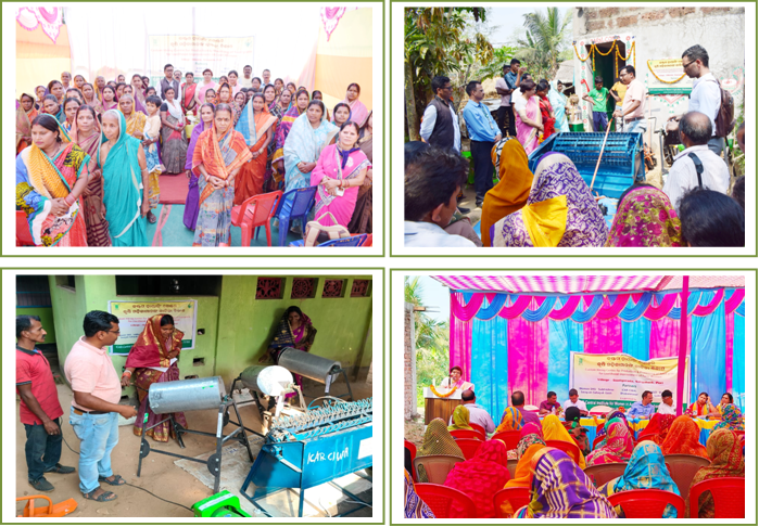 Launch of Women-led Agri-machines Image of Launch of Women-led Agri-machines